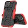 Чехол Hybrid Armor для iPhone 13 Pro Max (черный + красный)
