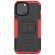 Чехол Hybrid Armor для iPhone 13 Pro Max (черный + красный)