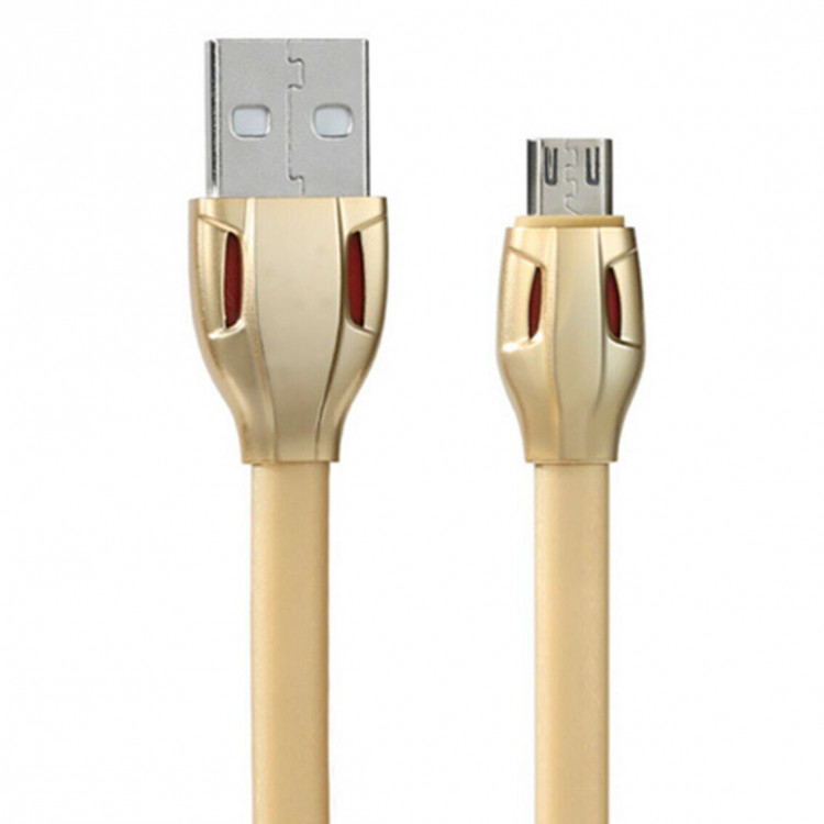Кабель REMAX Laser для смартфонов с micro usb (золотой)