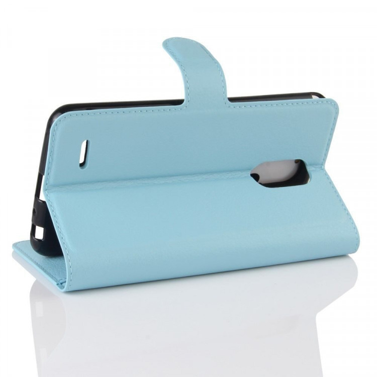 Чехол с визитницей для LG Stylus 3 M400DY (голубой)