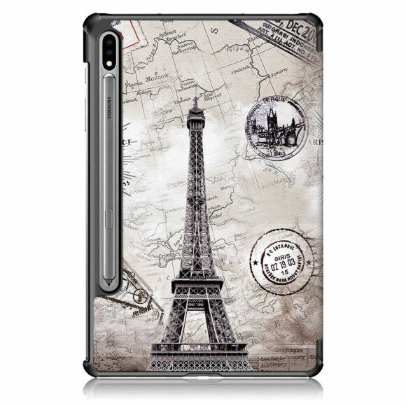 Чехол Smart Case для Samsung Galaxy Tab S7 SM-T870 / SM-T875 и Galaxy Tab S8 SM-X700 / SM-X706 (Eiffel Tower) Чехол Smart Case для Samsung Galaxy Tab S7 SM-T870 / SM-T875 и Galaxy Tab S8 SM-X700 / SM-X706 (Eiffel Tower)