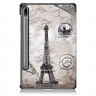 Чехол Smart Case для Samsung Galaxy Tab S7 SM-T870 / SM-T875 и Galaxy Tab S8 SM-X700 / SM-X706 (Eiffel Tower)