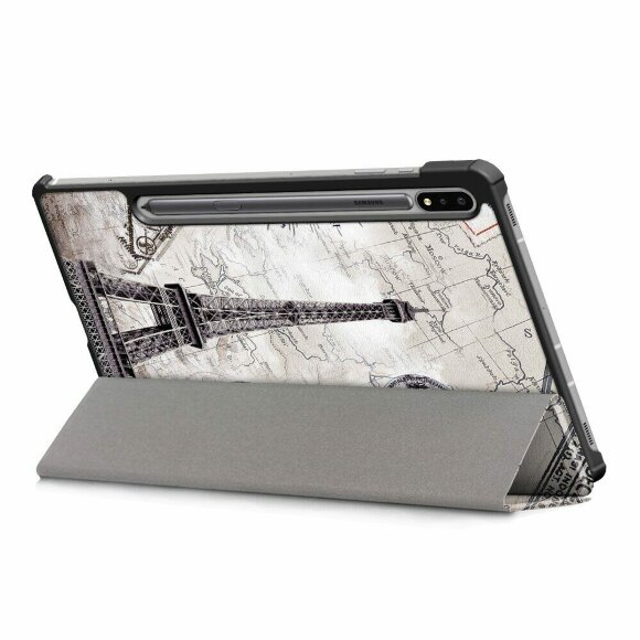 Чехол Smart Case для Samsung Galaxy Tab S7 SM-T870 / SM-T875 и Galaxy Tab S8 SM-X700 / SM-X706 (Eiffel Tower) Чехол Smart Case для Samsung Galaxy Tab S7 SM-T870 / SM-T875 и Galaxy Tab S8 SM-X700 / SM-X706 (Eiffel Tower)