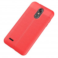 Чехол-накладка Litchi Grain для LG K8 (2018) / K9 (красный) Чехол-накладка Litchi Grain для LG K8 (2018) / K9 (красный)