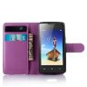 Чехол с визитницей для Lenovo A1000 (фиолетовый)