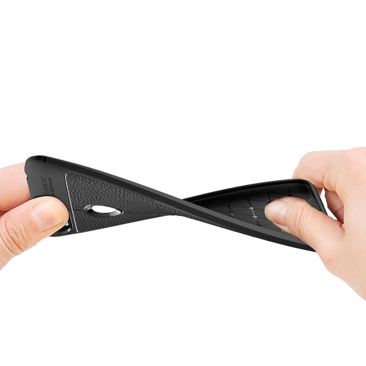 Чехол-накладка Litchi Grain для Lenovo S5 (серый)