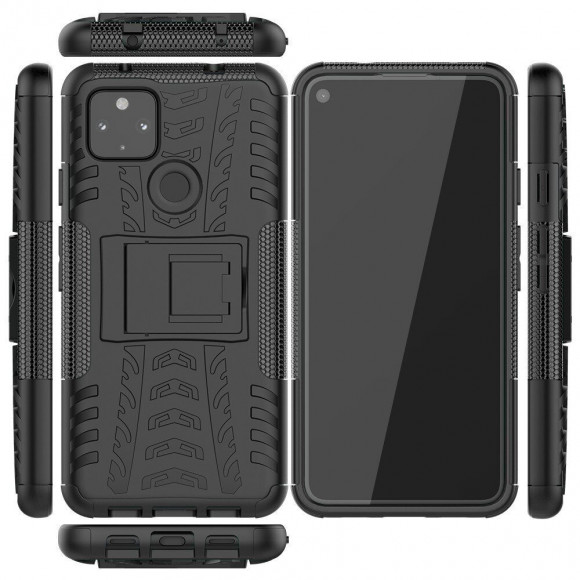 Чехол Hybrid Armor для Google Pixel 4a 5G (черный) Чехол Hybrid Armor для Google Pixel 4a 5G (черный)