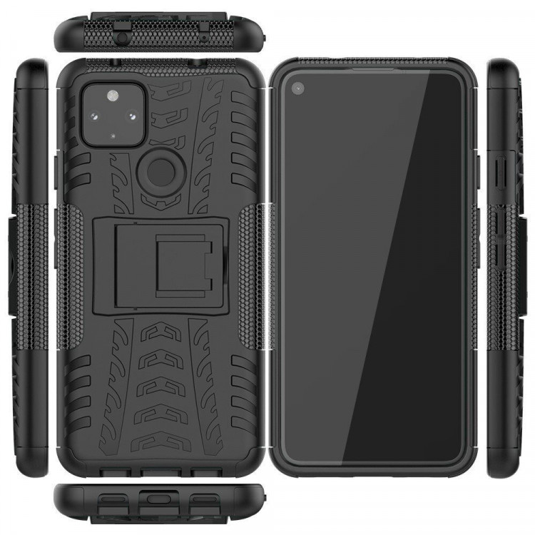 Чехол Hybrid Armor для Google Pixel 4a 5G (черный)