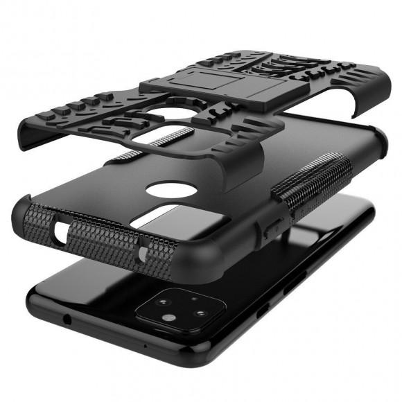 Чехол Hybrid Armor для Google Pixel 4a 5G (черный) Чехол Hybrid Armor для Google Pixel 4a 5G (черный)