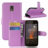 Чехол с визитницей для Nokia 1 (фиолетовый)