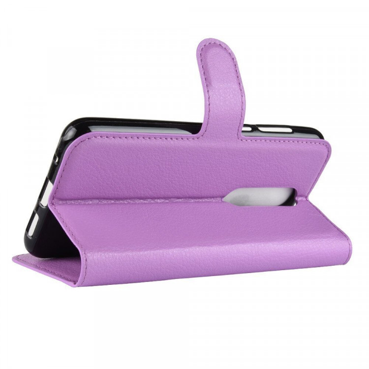 Чехол с визитницей для Nokia 5.1 Plus / Nokia X5 (фиолетовый)