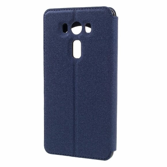 Чехол с окном для ASUS ZenFone 3 Deluxe ZS550KL (синий) Чехол с окном для ASUS ZenFone 3 Deluxe ZS550KL (синий)