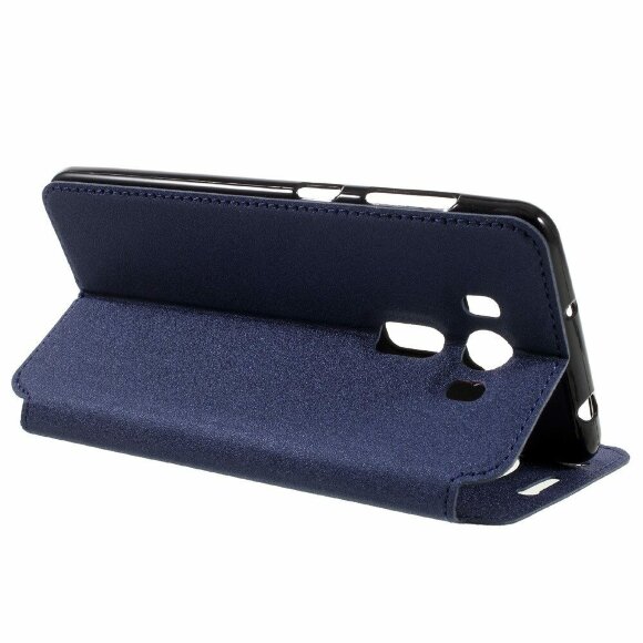 Чехол с окном для ASUS ZenFone 3 Deluxe ZS550KL (синий) Чехол с окном для ASUS ZenFone 3 Deluxe ZS550KL (синий)