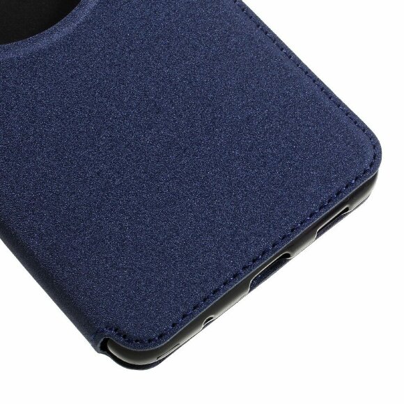 Чехол с окном для ASUS ZenFone 3 Deluxe ZS550KL (синий) Чехол с окном для ASUS ZenFone 3 Deluxe ZS550KL (синий)