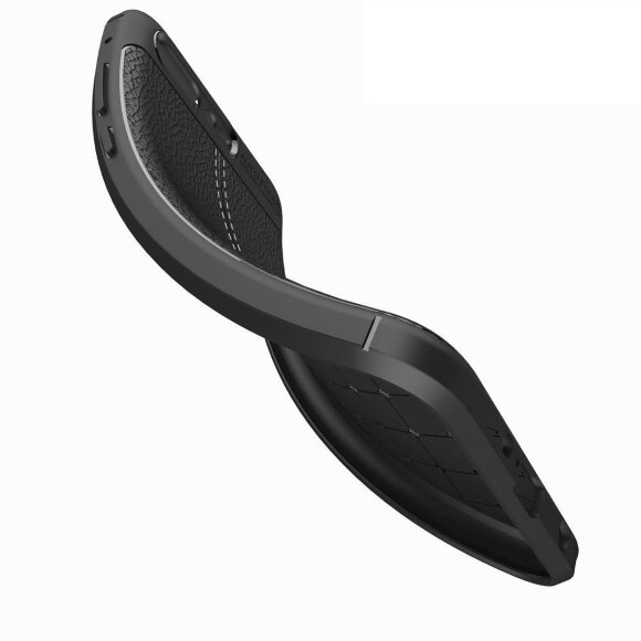 Чехол-накладка Litchi Grain для Asus ZenFone 4 Pro ZS551KL (черный)