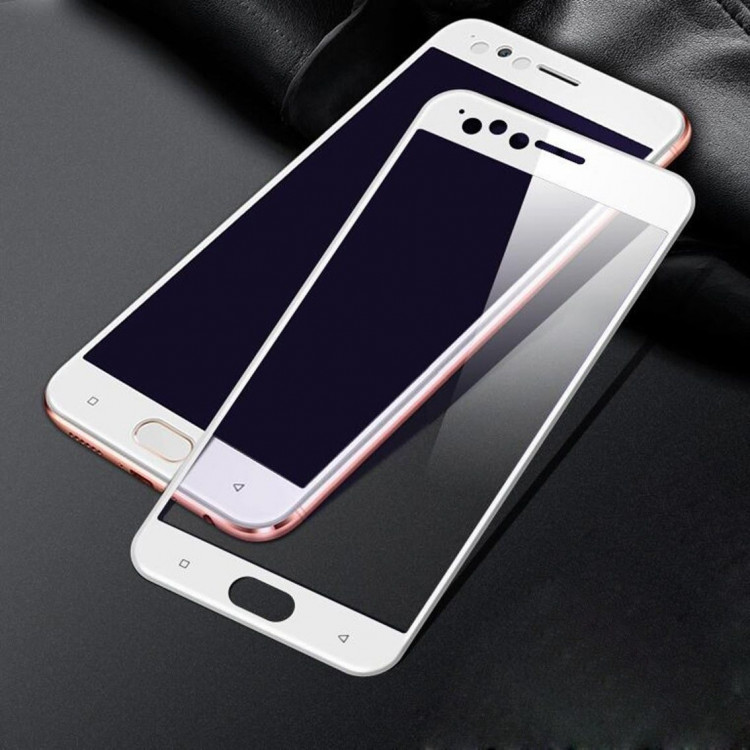 Защитное стекло 3D для OPPO R11 (белый)