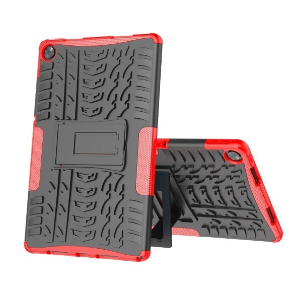 Чехол Hybrid Armor для Realme Pad 10.4 (черный + красный)