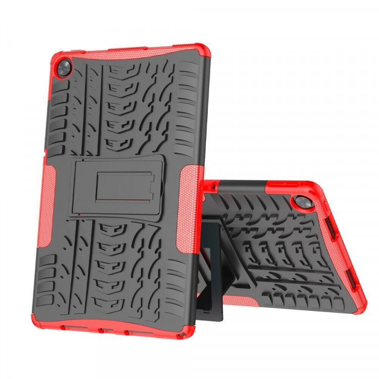 Чехол Hybrid Armor для Realme Pad 10.4 (черный + красный)