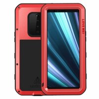 Гибридный чехол LOVE MEI для Sony Xperia 1 (красный)
