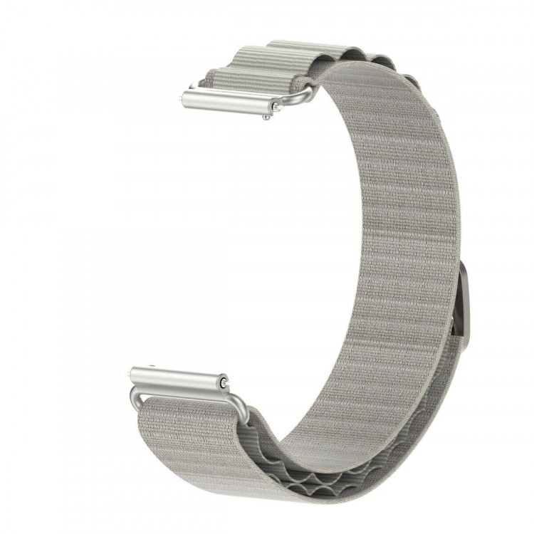 Ремешок Альпийская петля для часов 20мм (белый)