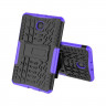 Чехол Hybrid Armor для Samsung Galaxy Tab A 8.0 (2018) SM-T387 (черный + фиолетовый)
