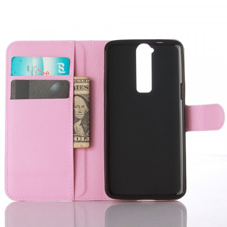 Чехол с визитницей для ZTE Axon mini (розовый)