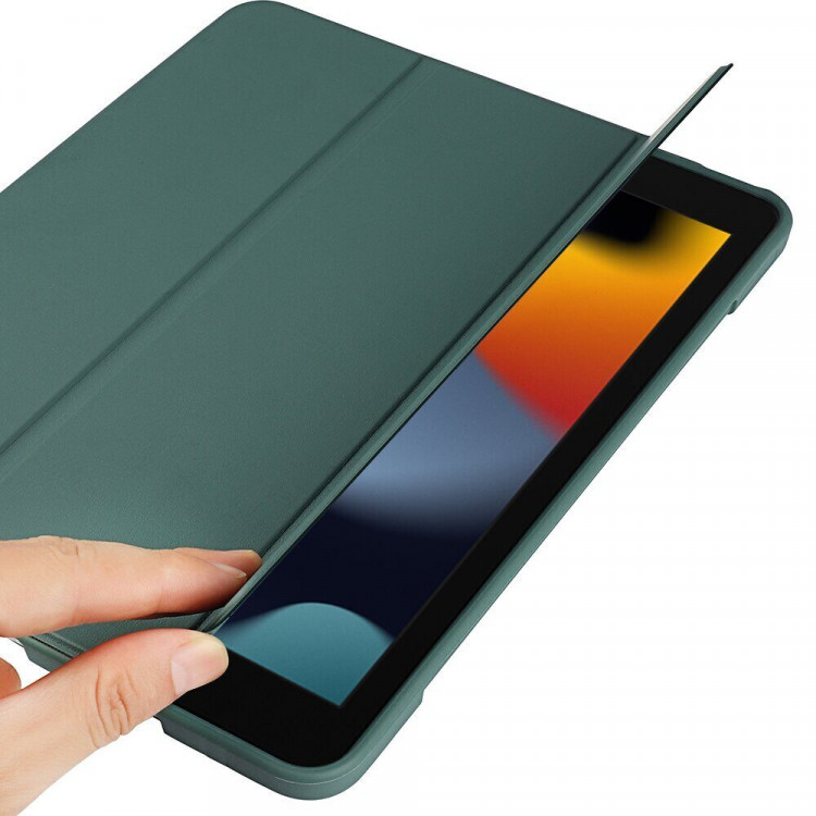 Чехол на iPad 7 2019, iPad 8 2020, iPad 9 2021 - 10,2 дюйма (зеленый)