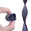 Нейлоновый ремешок для Huawei Watch Fit 2 (черный с белой прострочкой)