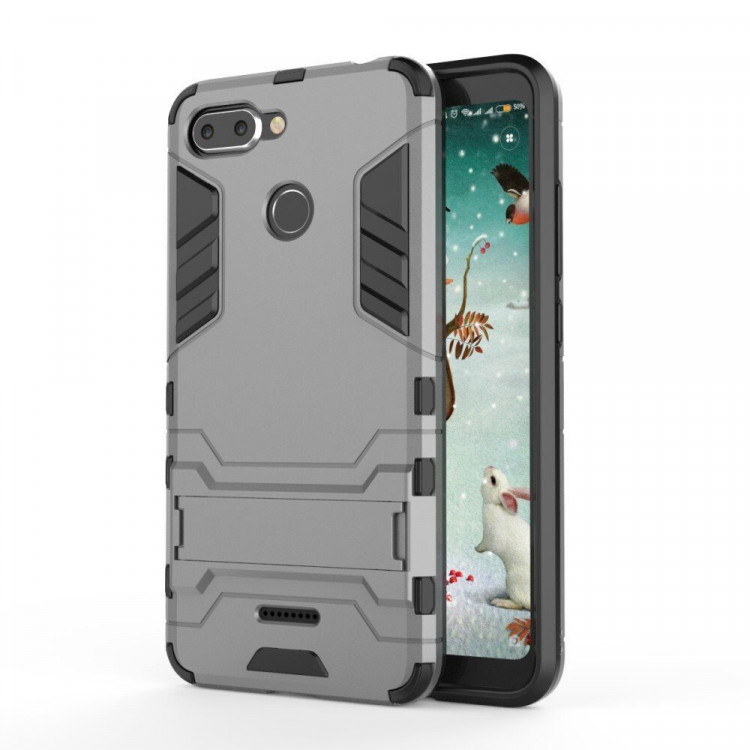 Чехол Duty Armor для Xiaomi Redmi 6 (серый)