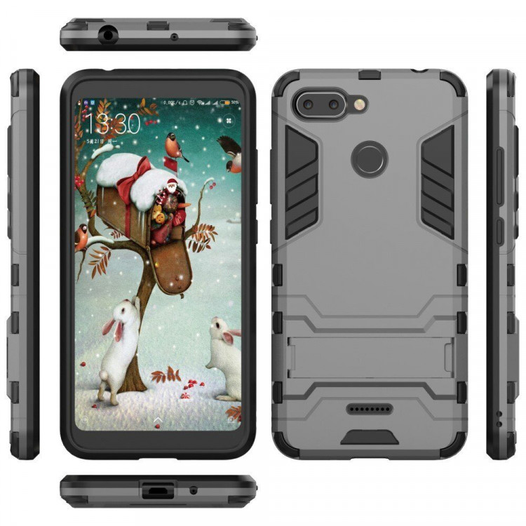 Чехол Duty Armor для Xiaomi Redmi 6 (серый)