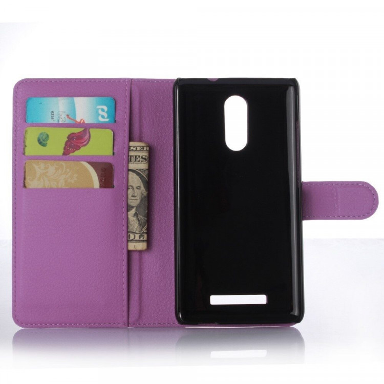 Чехол с визитницей для Xiaomi Redmi Note 3 / 3 PRO (фиолетовый)