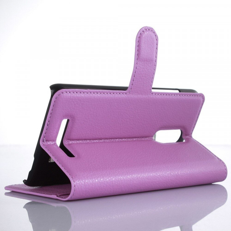 Чехол с визитницей для Xiaomi Redmi Note 3 / 3 PRO (фиолетовый)