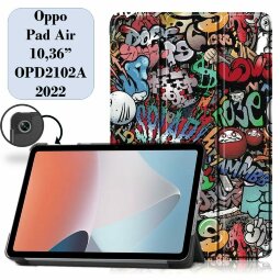 Чехол Smart Case для Oppo Pad Air (Graffiti)