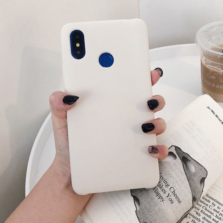 Силиконовый чехол Mobile Shell для Xiaomi Mi Max 3 (белый)