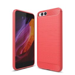 Чехол-накладка Carbon Fibre для Xiaomi Mi6 (красный)