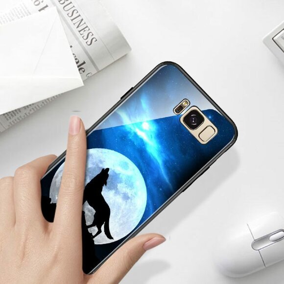 Чехол-накладка для Samsung Galaxy S8+ (Night Along Wolf) Чехол-накладка для Samsung Galaxy S8+ (Night Along Wolf)