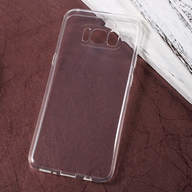 Силиконовый TPU чехол для Samsung Galaxy S8 (прозрачный)