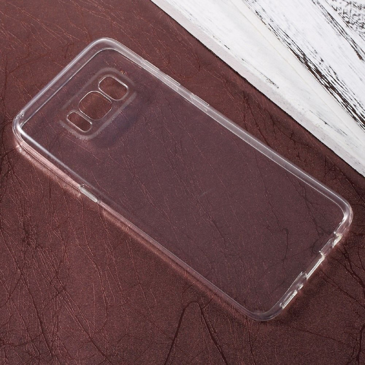 Силиконовый TPU чехол для Samsung Galaxy S8 (прозрачный)