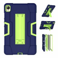 Гибридный TPU чехол для Huawei MediaPad M6 8.4 (темно-синий + зеленый)