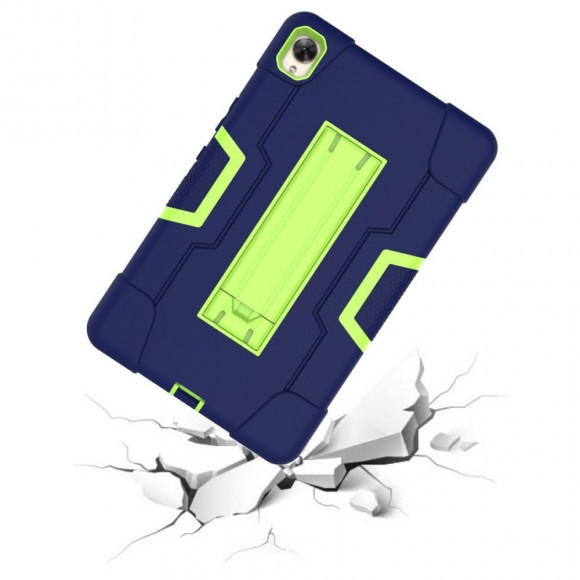 Гибридный TPU чехол для Huawei MediaPad M6 8.4 (темно-синий + зеленый)
