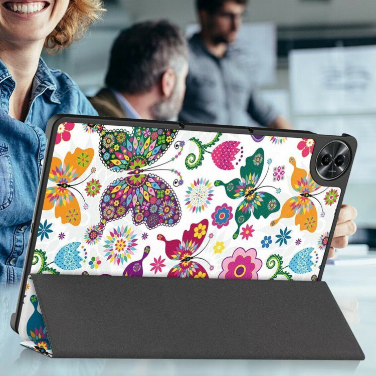 Чехол Smart Case для Realme Pad 2 (Butterfly and Flower)