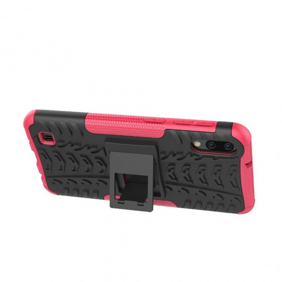 Чехол Hybrid Armor для Samsung Galaxy M10 (черный + розовый) Чехол Hybrid Armor для Samsung Galaxy M10 (черный + розовый)