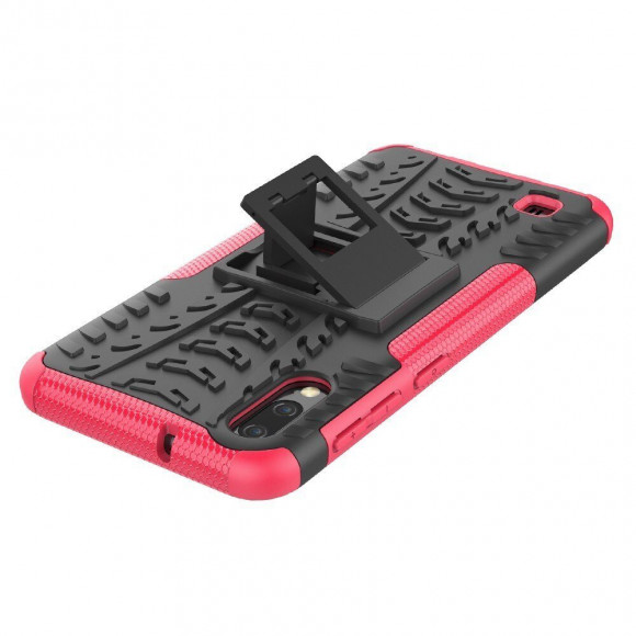 Чехол Hybrid Armor для Samsung Galaxy M10 (черный + розовый) Чехол Hybrid Armor для Samsung Galaxy M10 (черный + розовый)
