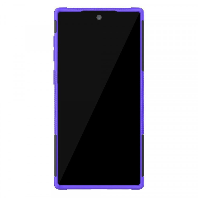 Чехол Hybrid Armor для Samsung Galaxy Note 10 (черный + фиолетовый)