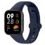 Силиконовый ремешок для Xiaomi Redmi Watch 3, Mi Watch Lite 3 (темно-синий)