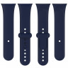 Силиконовый ремешок для Xiaomi Redmi Watch 3, Mi Watch Lite 3 (темно-синий)