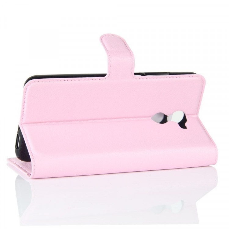 Чехол с визитницей для Huawei Enjoy 7 Plus  (розовый)