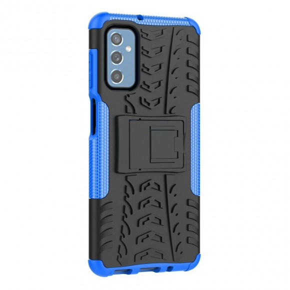 Чехол Hybrid Armor для Samsung Galaxy M52 5G (черный + голубой) Чехол Hybrid Armor для Samsung Galaxy M52 5G (черный + голубой)