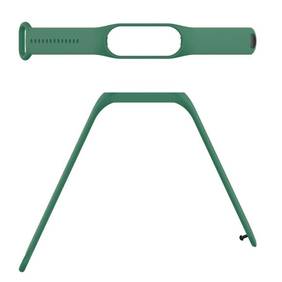 Силиконовый ремешок для Xiaomi Mi Band 7 (зеленый)