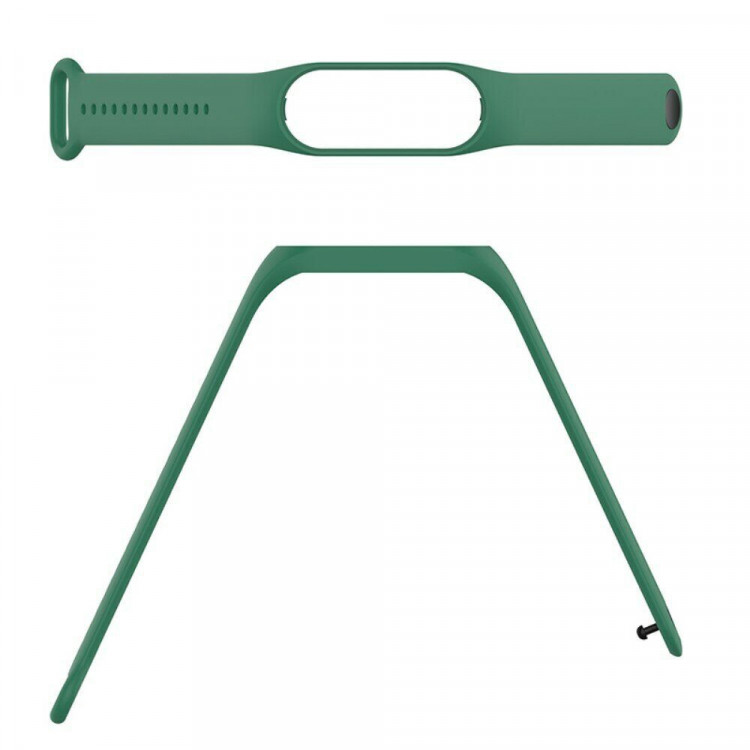 Силиконовый ремешок для Xiaomi Mi Band 7 (зеленый)